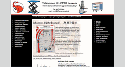 Desktop Screenshot of lifterdanmark.dk